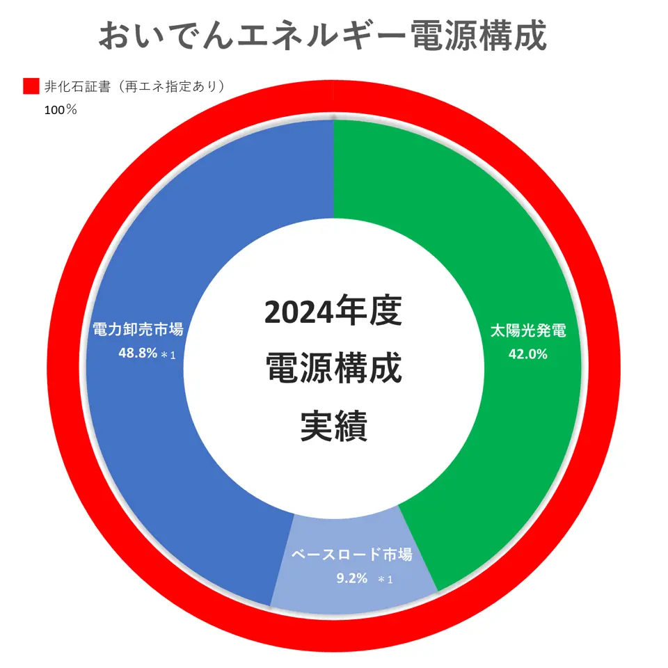 2024年度電源構成実績